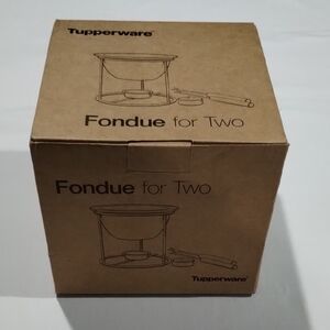 Tupperware Fondue for Two Set